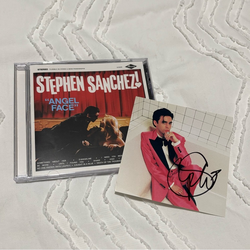 Stephen Sanchez Angel Face CD w/ Signed Insert